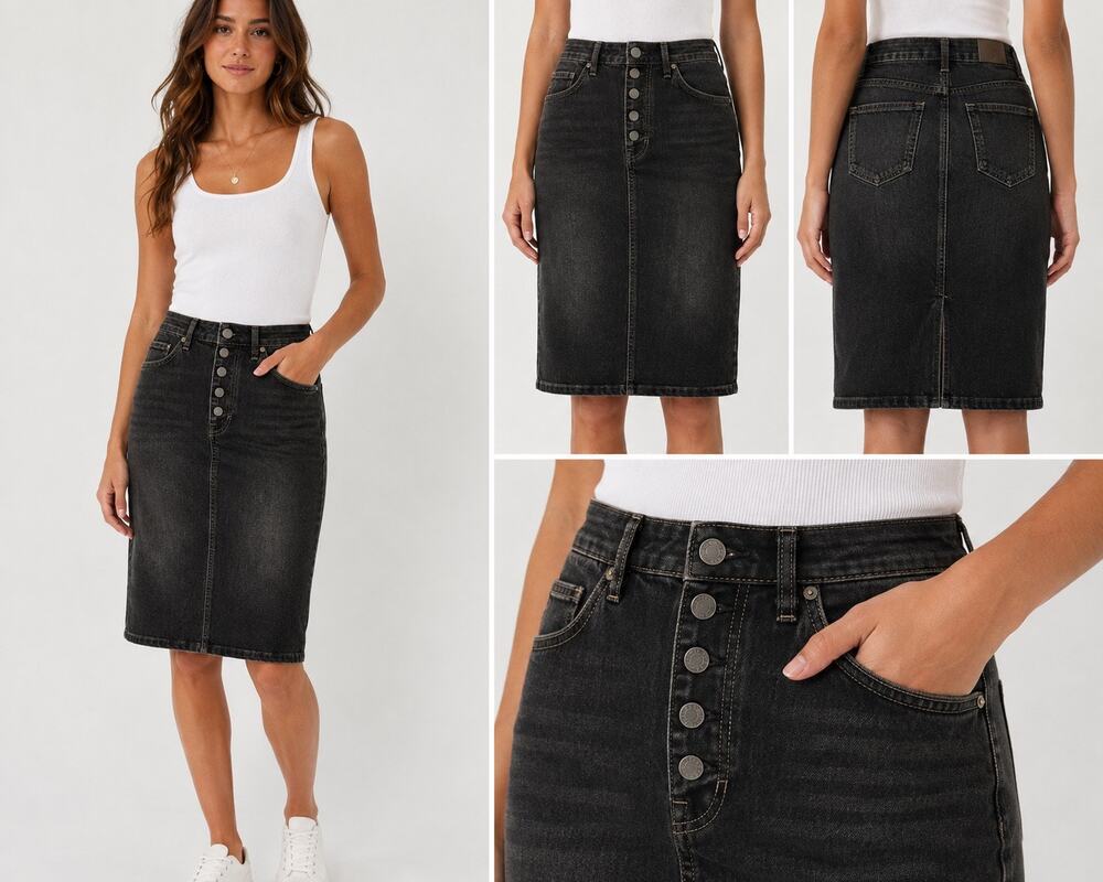 Blank NYC Jean Pencil Skirt NWT SZ 27